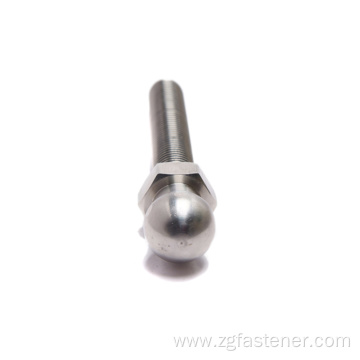 Customized High Quality stainless steel Titanium Ball Stud bolts